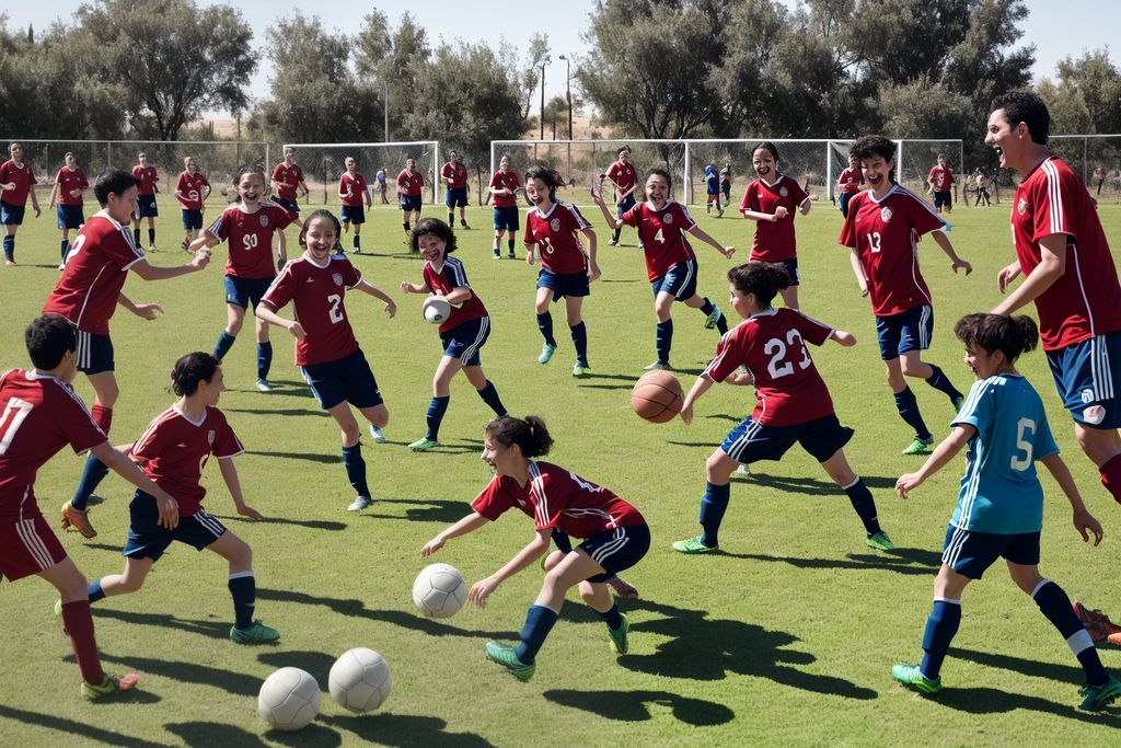 תמונה זו נוצרה על ידי NOVITA בינה מלאכותית קבוצות ספורט במשגב